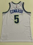 NBA 5 Edwards Minnesota Timberwolves Maillot 2023-24 Blanc